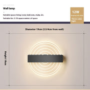 Bedside Creative TV Background Wall Cozy Bedroom Wall Lamp - ArchCanvas Haven