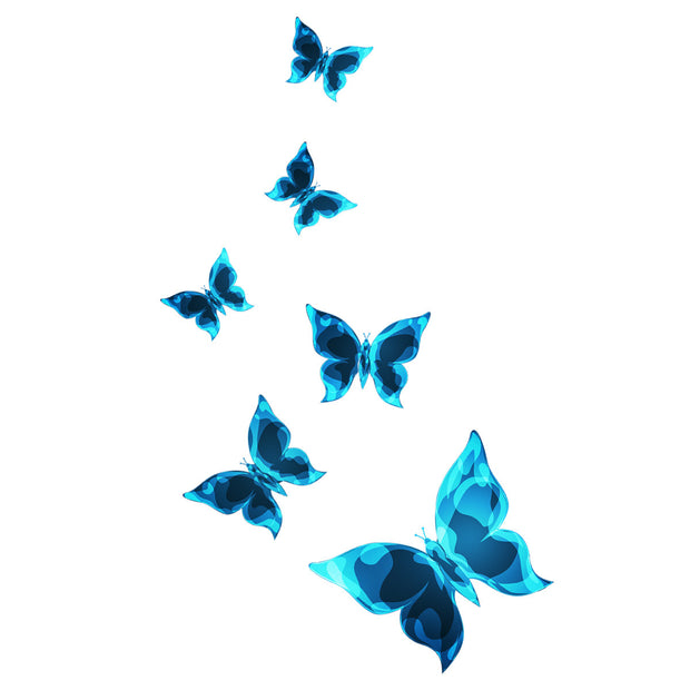 Blue Luminous Small Butterfly Bedroom Living Room Luminous Stickers Home Decor - ArchCanvas Haven