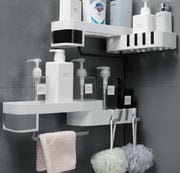 Bathroom corner shelf bathroom corner - ArchCanvas Haven