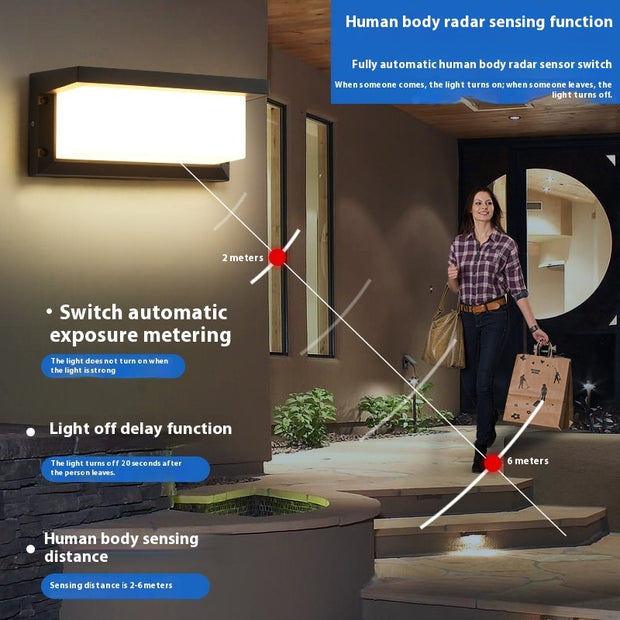 Outdoor Wall Lamp Waterproof Hotel Garden Wall Lamp - ArchCanvas Haven