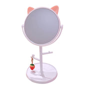 Mirror Folding Desktop Makeup Mirror Student Dormitory Desktop Storage Beauty Portable Beauty Makeup Vanity Mirror - ArchCanvas Haven