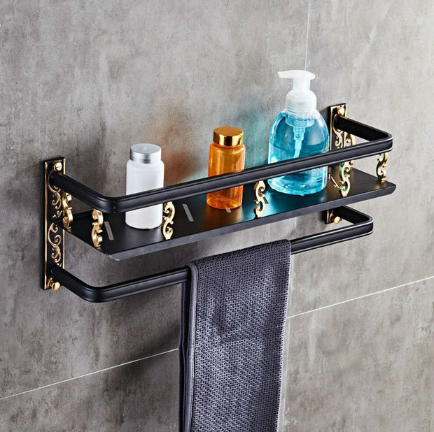 European style bathroom shelf double bathroom - ArchCanvas Haven