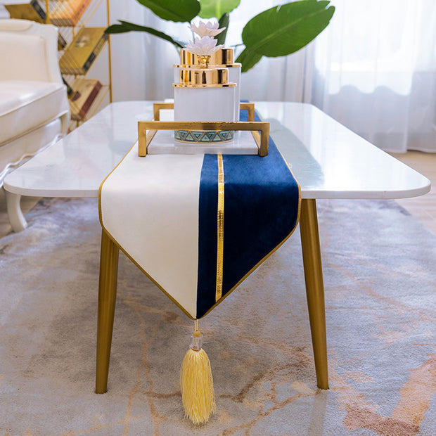 Simple Nordic Table Runner Light Luxury Coffee Table Table Cloth - ArchCanvas Haven