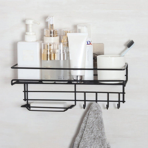 Punch-free Bathroom And Bathroom Storage Rack - ArchCanvas Haven
