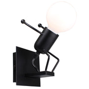 Modern Creative LED Wall Lamps Bedroom Bedside Lamp Nordic Iron Corridor Stairs Bar Restaurant Wall Light Child Room Decoration - ArchCanvas Haven