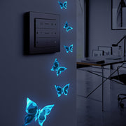 Blue Luminous Small Butterfly Bedroom Living Room Luminous Stickers Home Decor - ArchCanvas Haven