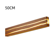 Solid Wood Crack Creative Wall Lamp Background Wall LED Strip Wall Lamp - ArchCanvas Haven