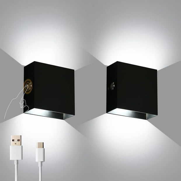 Wiring Free Rechargeable Wall Lamp USB Rechargeable Wall Lamp - ArchCanvas Haven