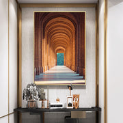 Black And White Modern Architecture Landscape Poster - ArchCanvas Haven