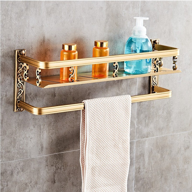 European style bathroom shelf double bathroom - ArchCanvas Haven