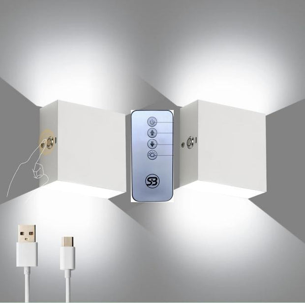Wiring Free Rechargeable Wall Lamp USB Rechargeable Wall Lamp - ArchCanvas Haven
