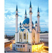 European architecture castle diamond painting - ArchCanvas Haven