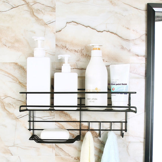 Punch-free Bathroom And Bathroom Storage Rack - ArchCanvas Haven