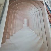 Black And White Modern Architecture Landscape Poster - ArchCanvas Haven