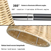 Rattan Wall Lamp Bedside Wall Lamp Mirror Front Lamp Rattan Wall Lamp - ArchCanvas Haven