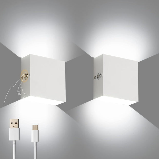 Wiring Free Rechargeable Wall Lamp USB Rechargeable Wall Lamp - ArchCanvas Haven