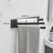 Nordic Bathroom Non-perforated Towel Rack Bathroom - ArchCanvas Haven