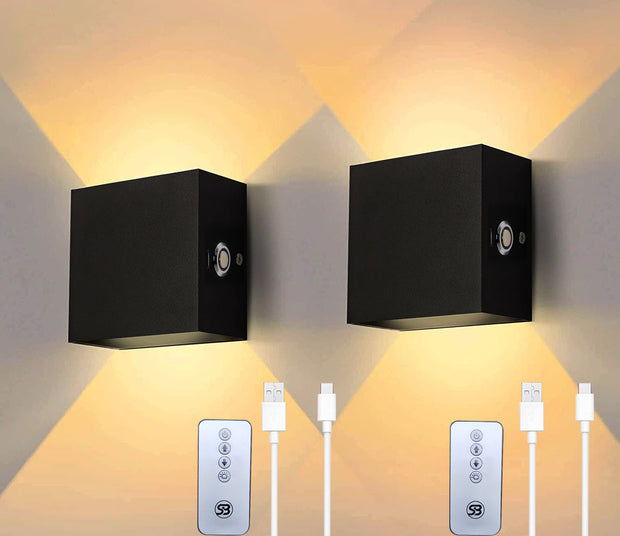Wiring Free Rechargeable Wall Lamp USB Rechargeable Wall Lamp - ArchCanvas Haven