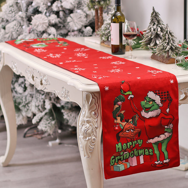 Christmas Table Runner Restaurant And Tea Table Table Decorations - ArchCanvas Haven