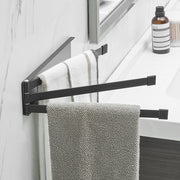 Nordic Bathroom Non-perforated Towel Rack Bathroom - ArchCanvas Haven