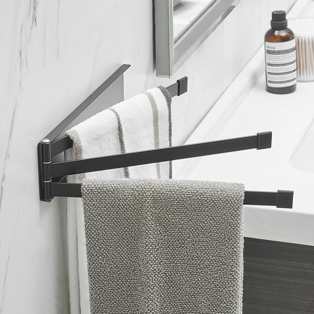 Nordic Bathroom Non-perforated Towel Rack Bathroom - ArchCanvas Haven