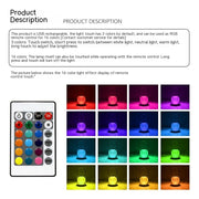 Metal Portable Ambience Light Bedroom Bedside Lamp Home Decor - ArchCanvas Haven