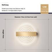 Bedside Creative TV Background Wall Cozy Bedroom Wall Lamp - ArchCanvas Haven