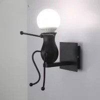 Modern Creative LED Wall Lamps Bedroom Bedside Lamp Nordic Iron Corridor Stairs Bar Restaurant Wall Light Child Room Decoration - ArchCanvas Haven