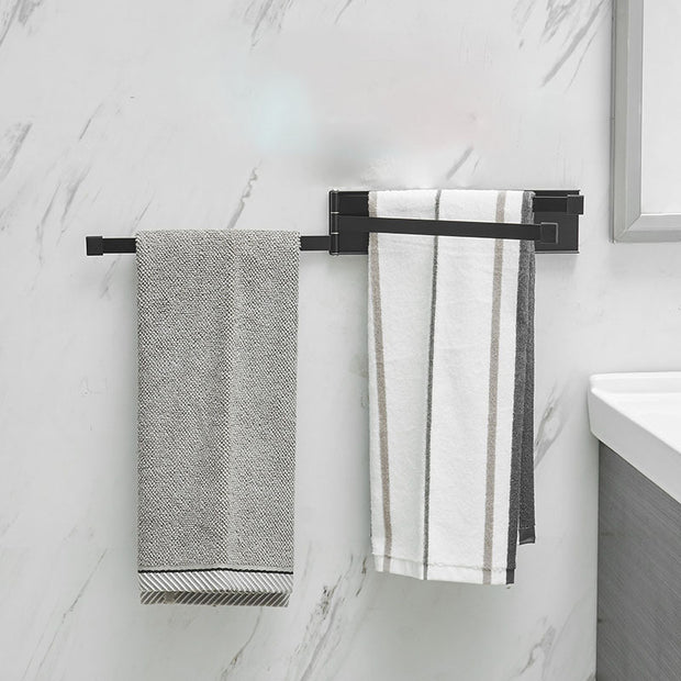 Nordic Bathroom Non-perforated Towel Rack Bathroom - ArchCanvas Haven