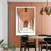 Black And White Modern Architecture Landscape Poster - ArchCanvas Haven