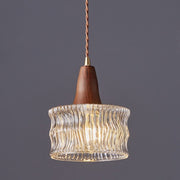 Wall Lamp Japanese Style Walnut Bedroom Bedside Lamp Modern - ArchCanvas Haven