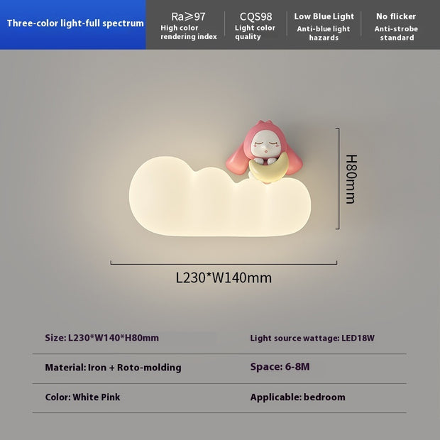 Children's Room Wall Lamp Creative Decorative Cloud Lamp - ArchCanvas Haven