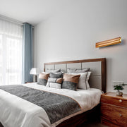 Solid Wood Crack Creative Wall Lamp Background Wall LED Strip Wall Lamp - ArchCanvas Haven