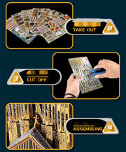 3D Metal Puzzle Saint Family Cathedral Architecture Children's Toys - ArchCanvas Haven