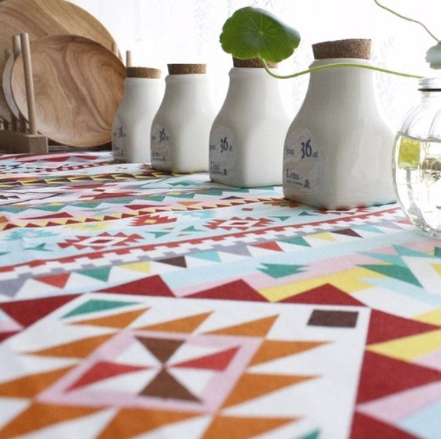 Cloth Art Cotton Hemp Garden Small Fresh Tea Table Table Cover Cloth Towel - ArchCanvas Haven