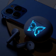 Blue Luminous Small Butterfly Bedroom Living Room Luminous Stickers Home Decor - ArchCanvas Haven