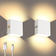 Wiring Free Rechargeable Wall Lamp USB Rechargeable Wall Lamp - ArchCanvas Haven