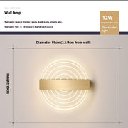 Bedside Creative TV Background Wall Cozy Bedroom Wall Lamp - ArchCanvas Haven