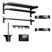 Towel Rack Black Bathroom Rack Bathroom Pendant - ArchCanvas Haven