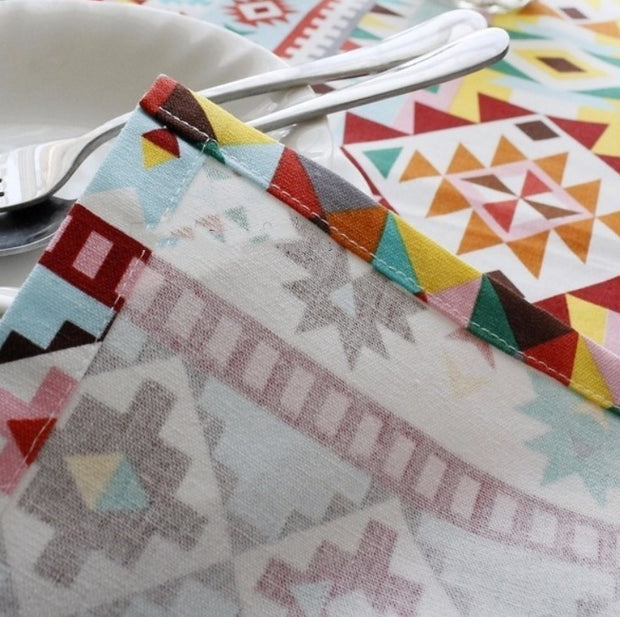 Cloth Art Cotton Hemp Garden Small Fresh Tea Table Table Cover Cloth Towel - ArchCanvas Haven