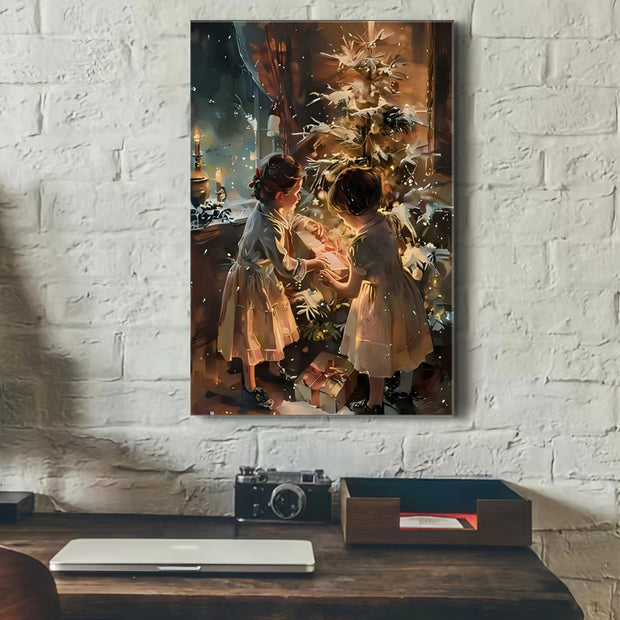 1pc Wrapped Canvas Painting, Wall Decor Living Room, Room Decor, Home Decor, Canvas Print Wrapped In Pine Frame For Holiday Celebrations, Holiday Wall Decoration, Seasonal Home Decoration Pendant - ArchCanvas Haven